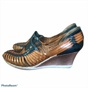 ZAACHILA Mexican Huarache wedge sandals 8.5